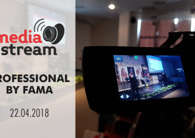 Événement de streaming vidéo organisé par la marque Professional de Fama